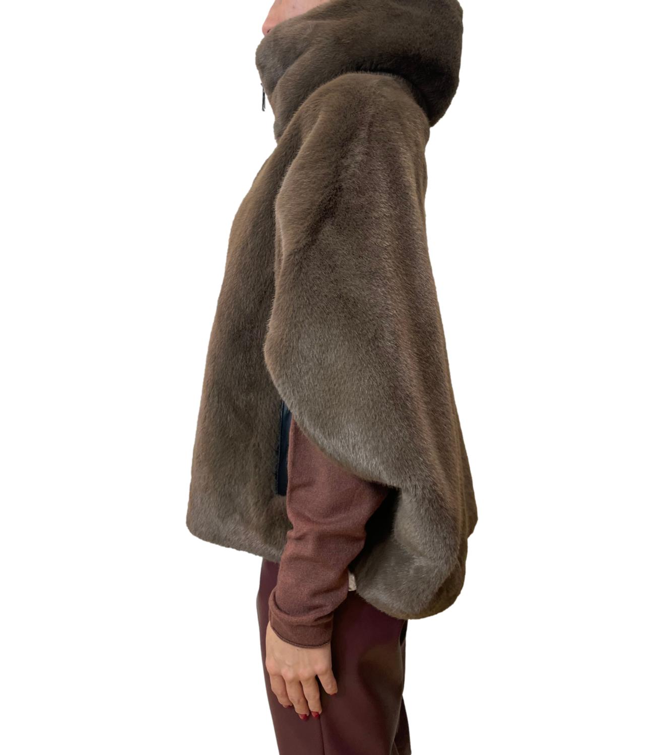 Dixie Giubbino Eco-fur Visone Donna