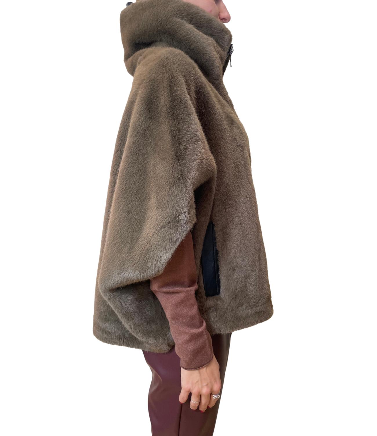 Dixie Giubbino Eco-fur Visone Donna
