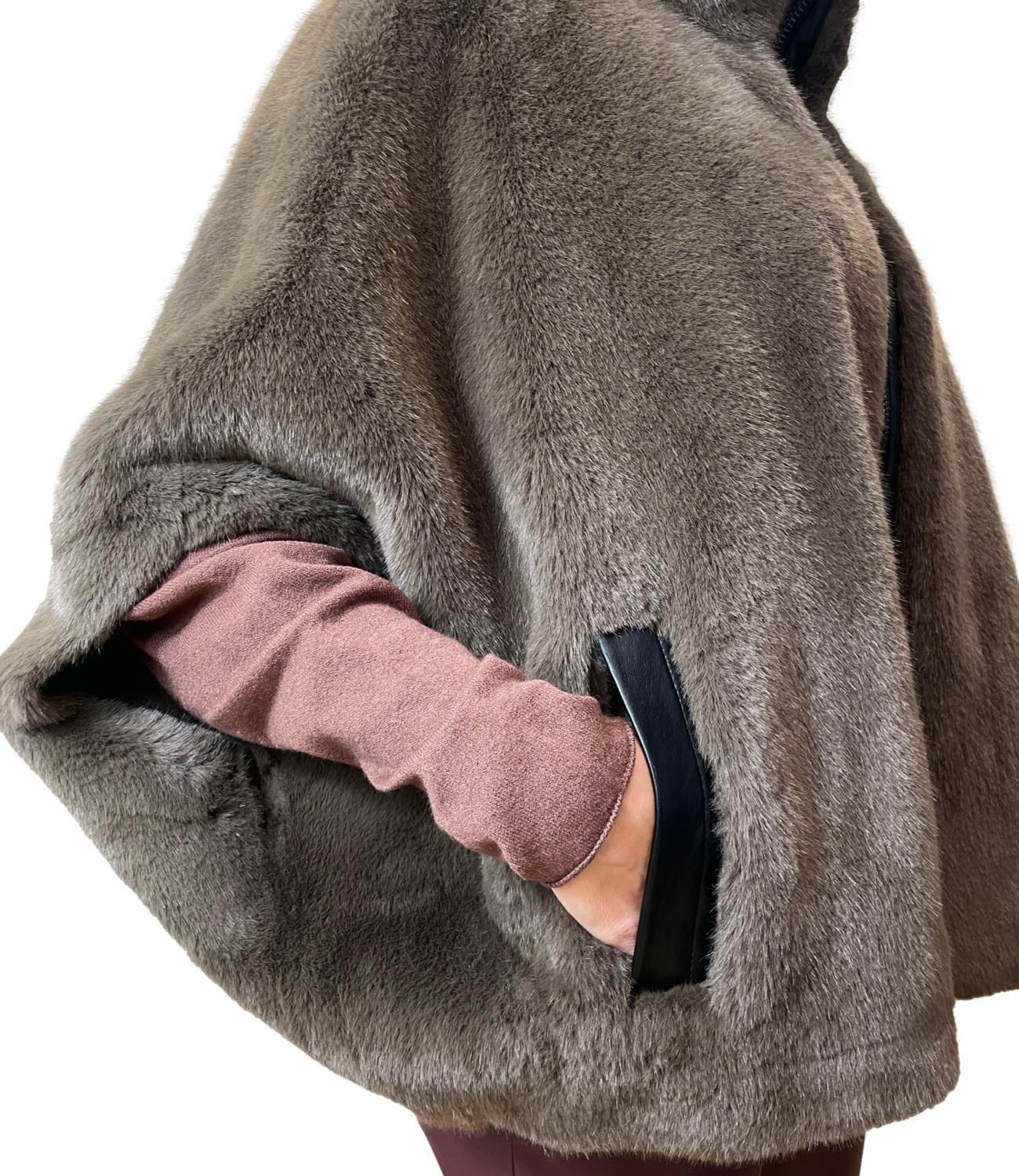Dixie Giubbino Eco-fur Visone Donna