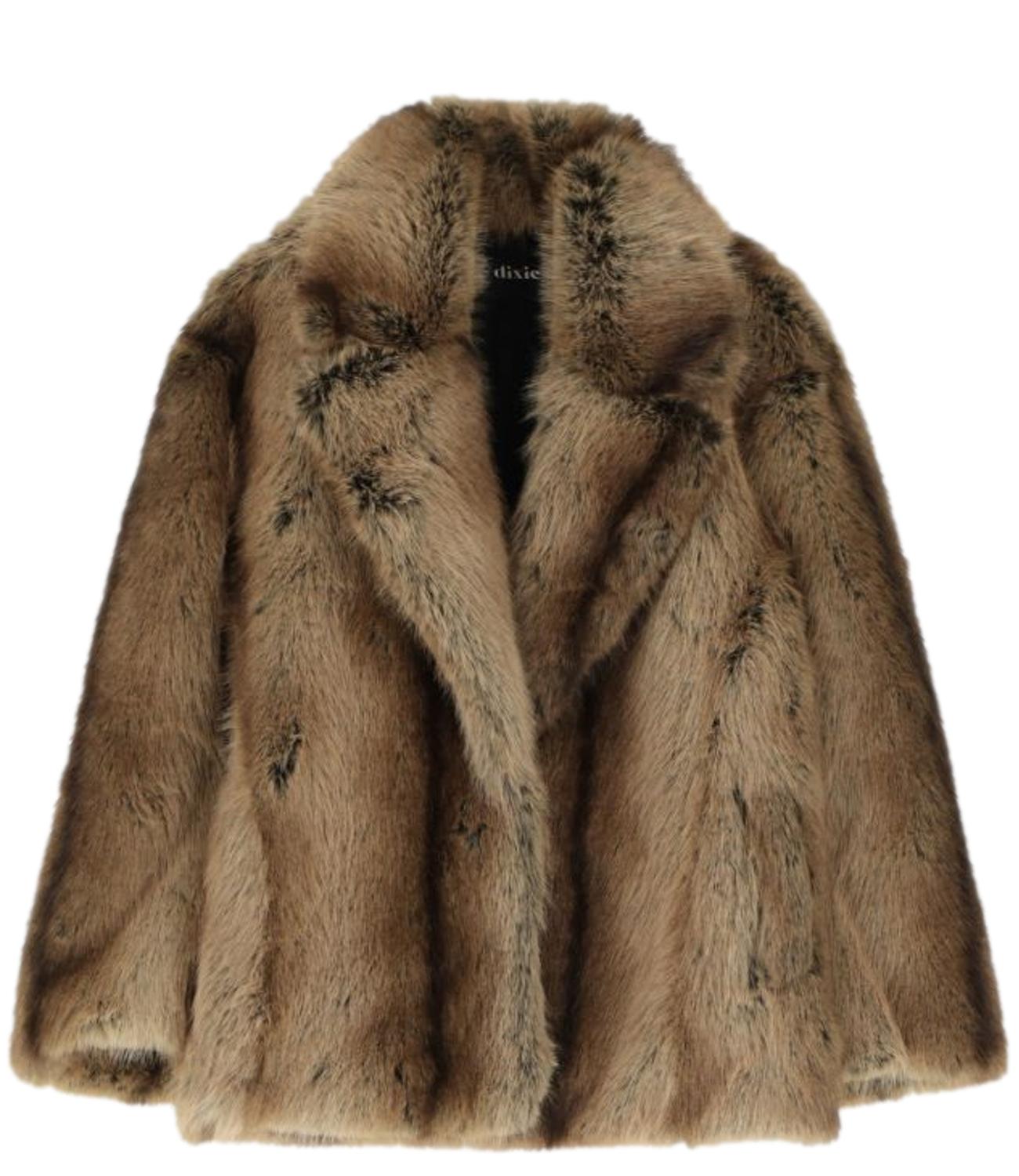 Dixie ecopelliccia marrone donne