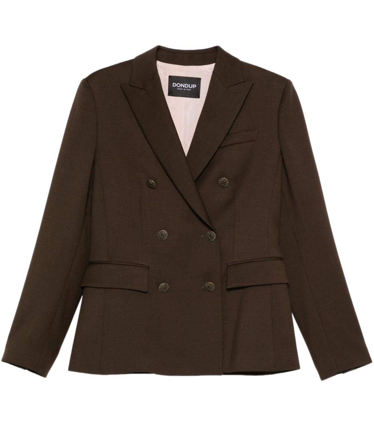Giacca in Lana Marrone DONDUP per Donna
