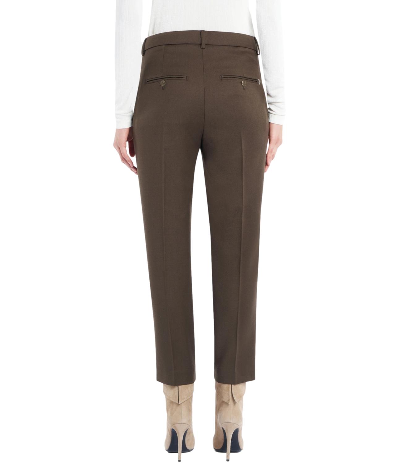 Pantaloni Nima Loose marrone Palude