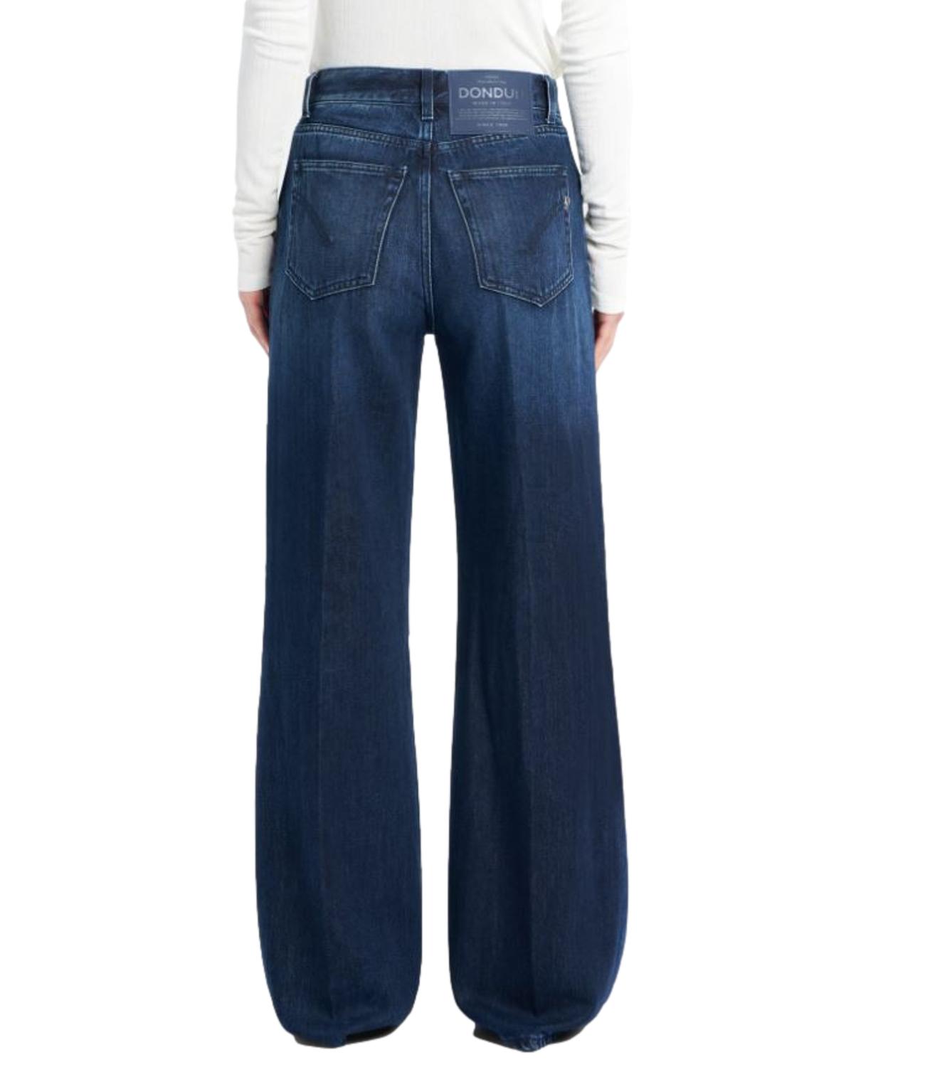 Jeans Amber wide leg blu
