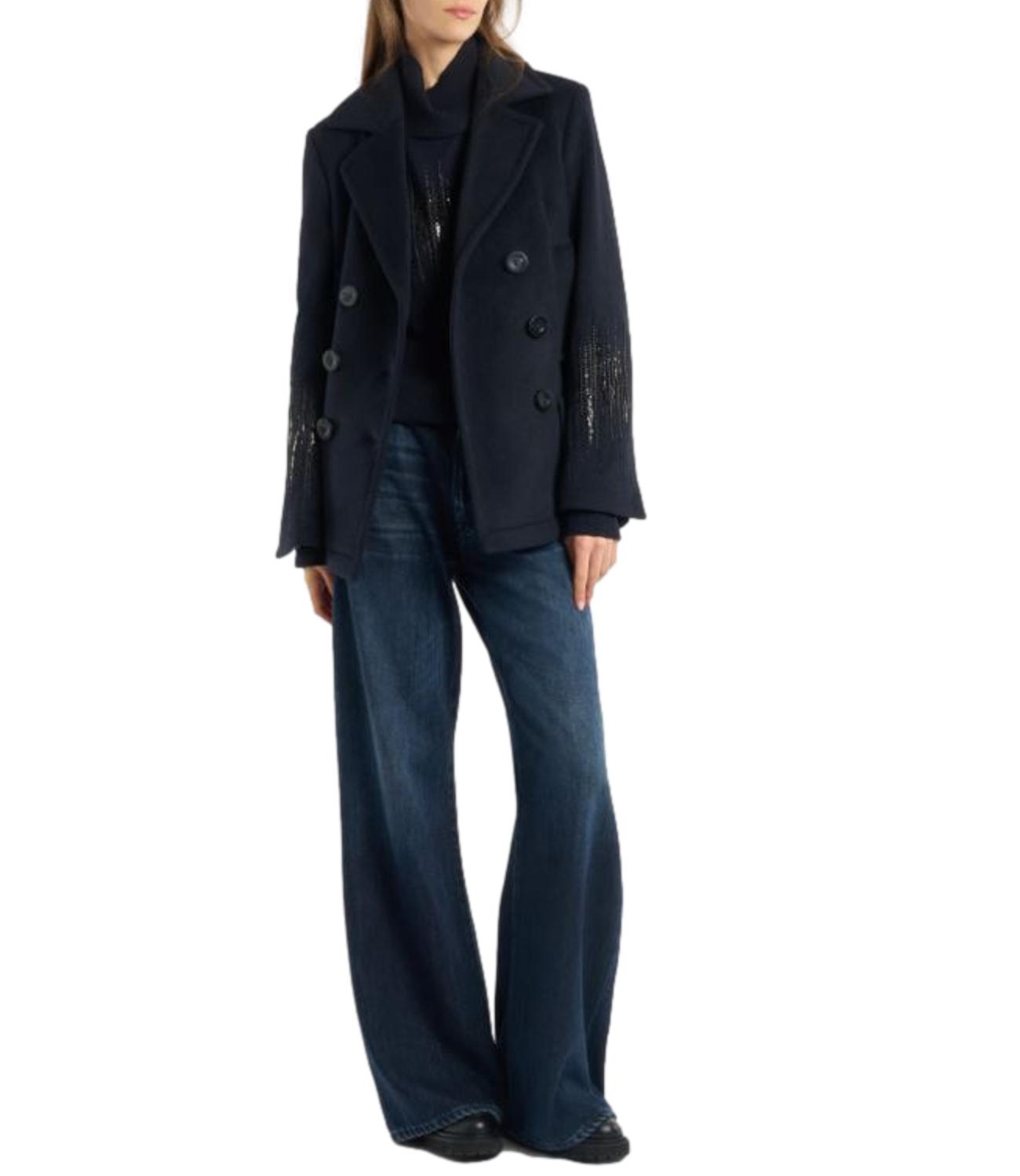 Jeans Amber wide leg blu