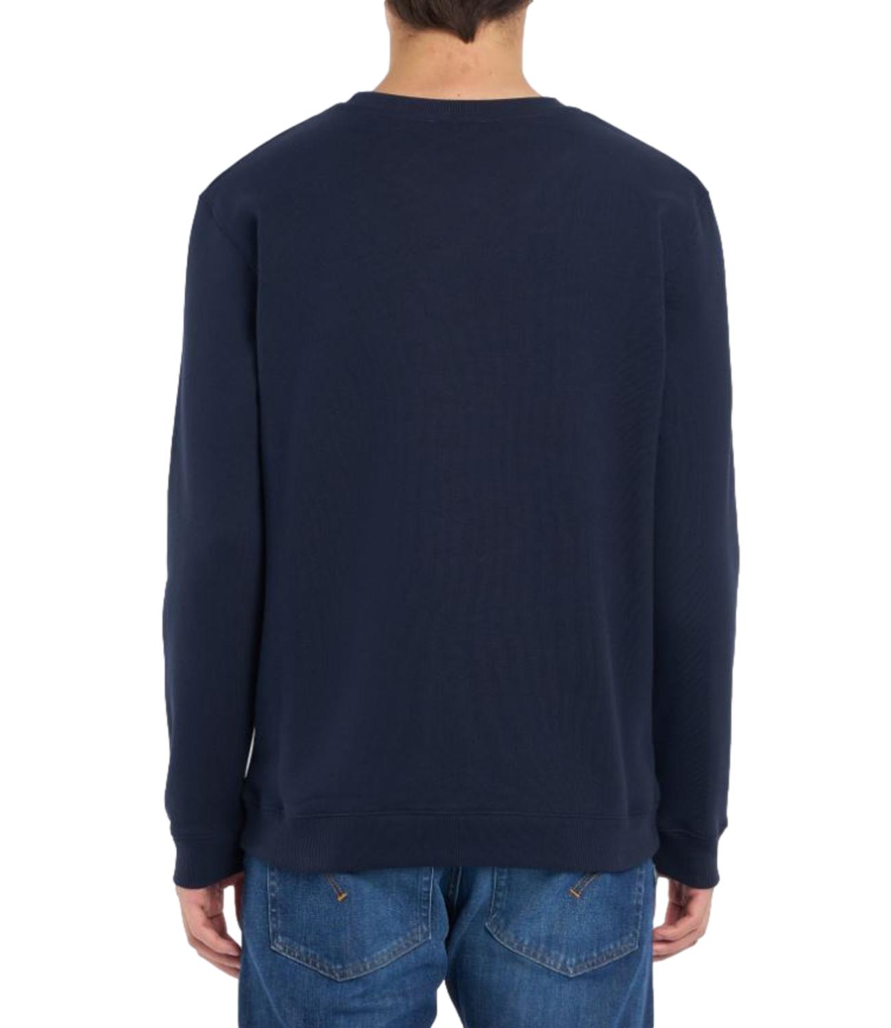Felpa Blu girocollo con logo