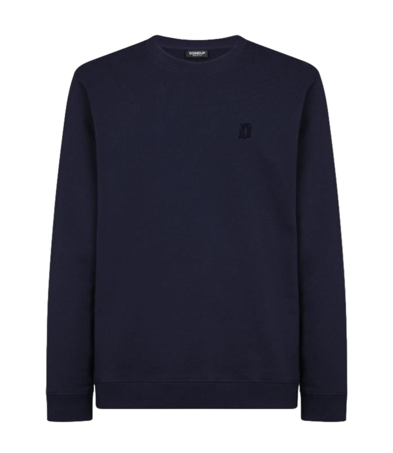 Felpa Blu girocollo con logo