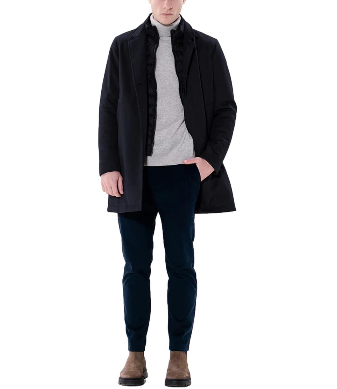 Giacca cappotto Fondo Prato blu