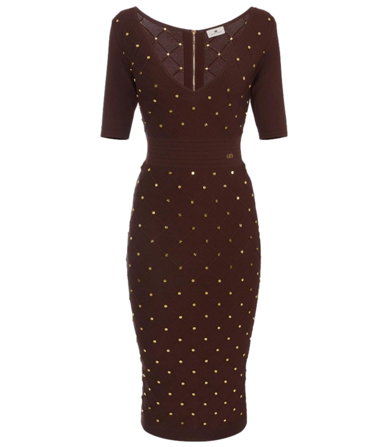 EF abito marrone coffee donna