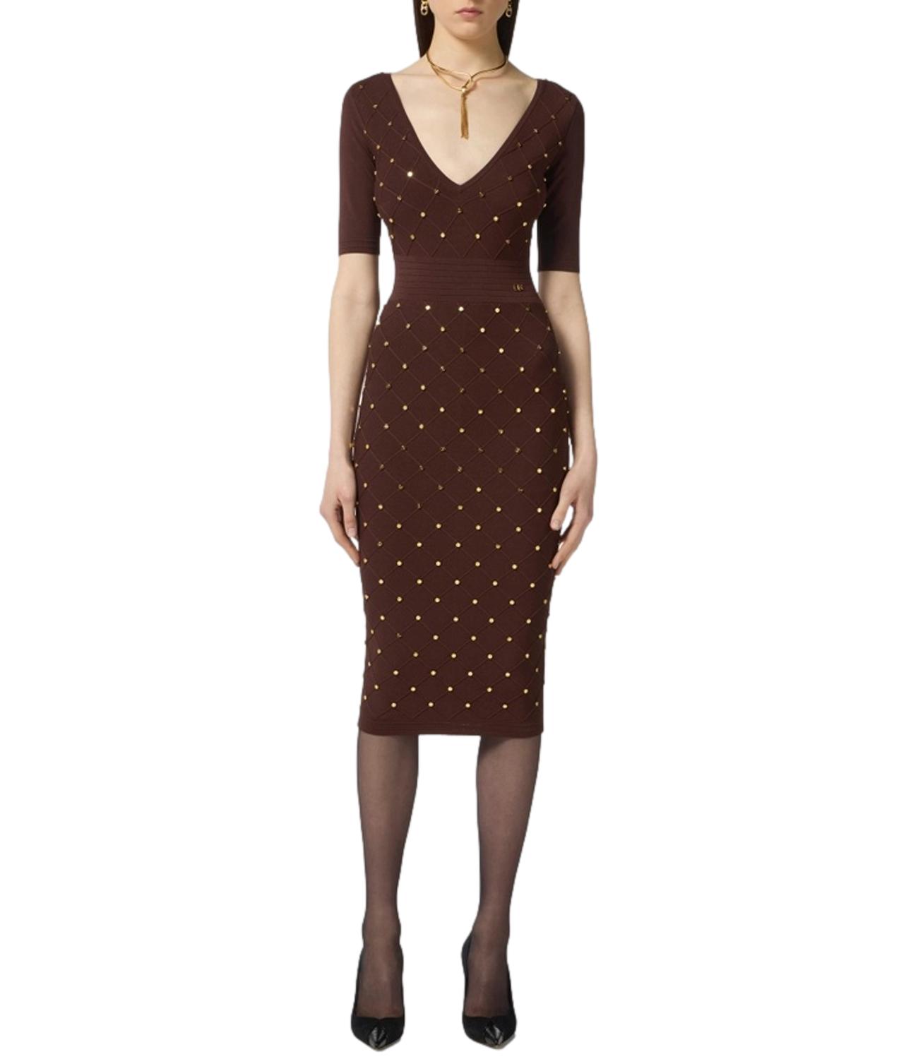 EF abito marrone coffee donna