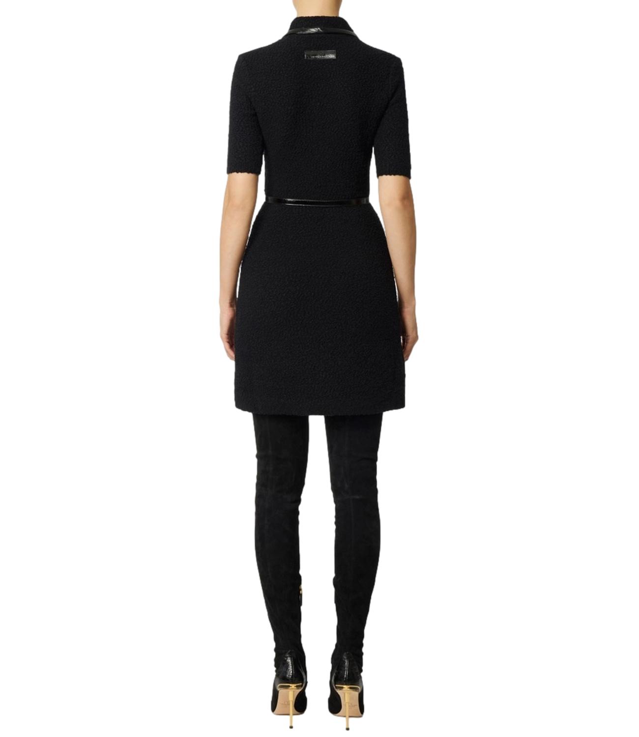 EF abito in maglia nero donna