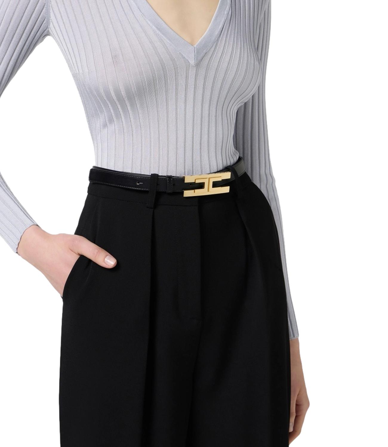EF cintura nero donna