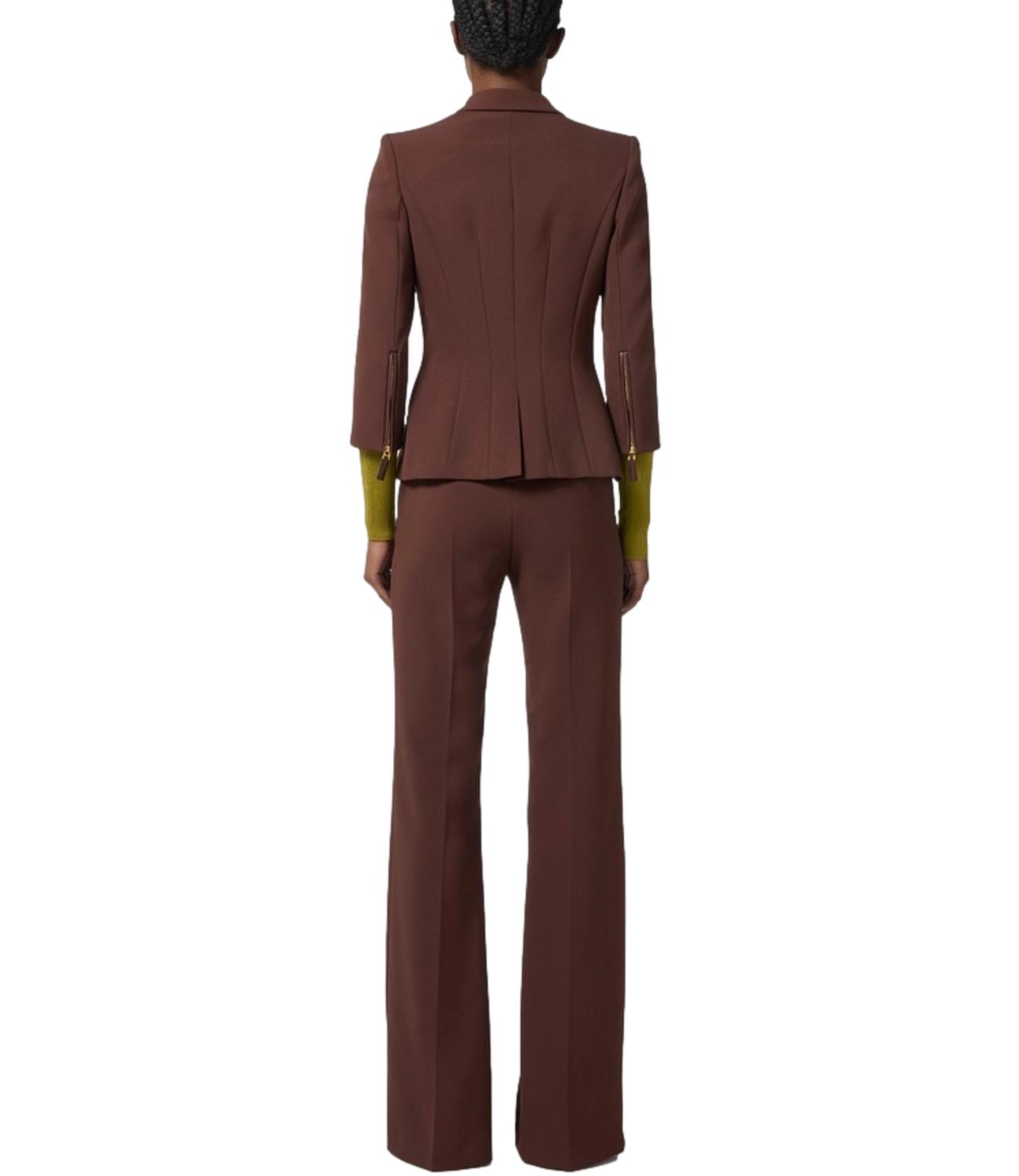 Elisabetta Franchi giacca marrone donna