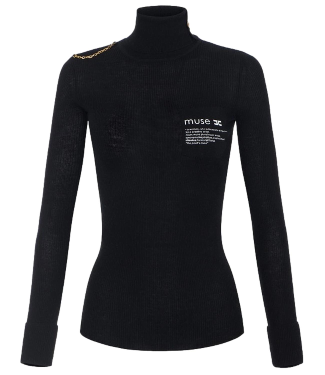 EF maglia nero donna