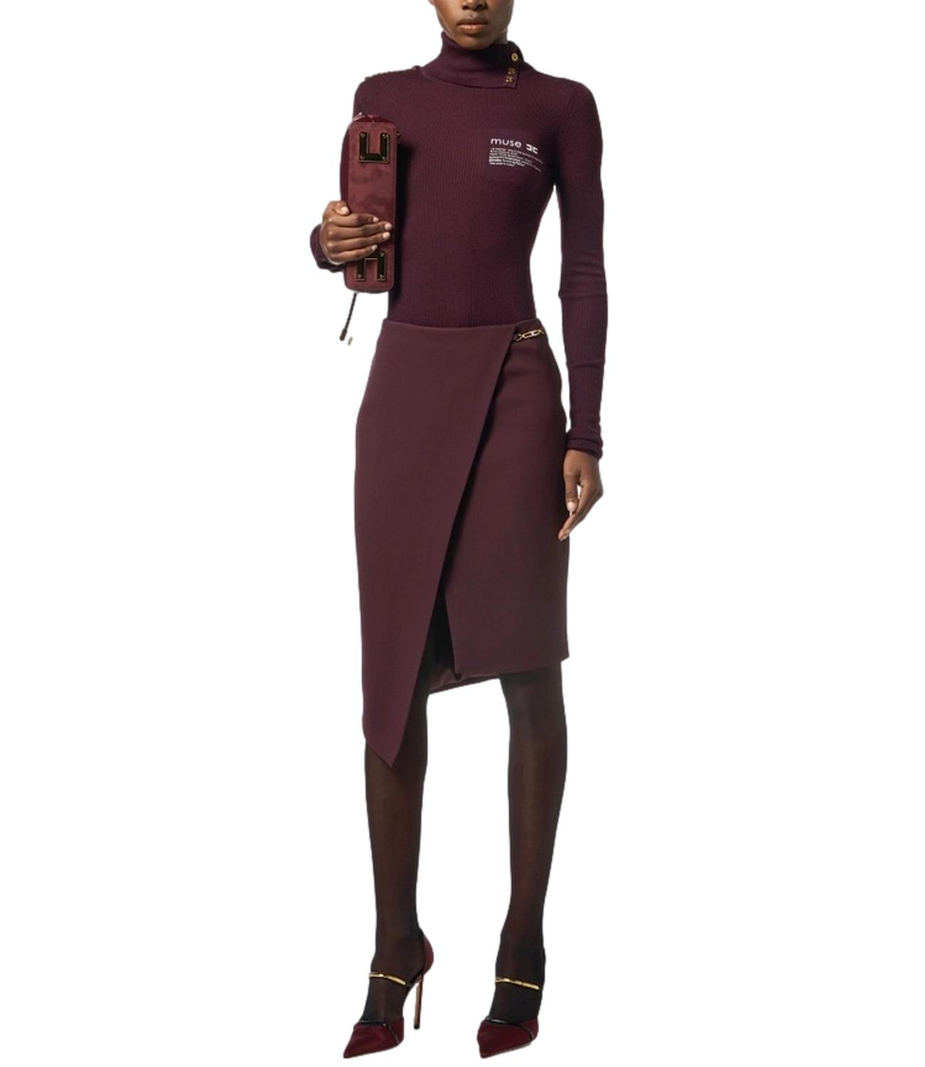EF maglia merlot donna