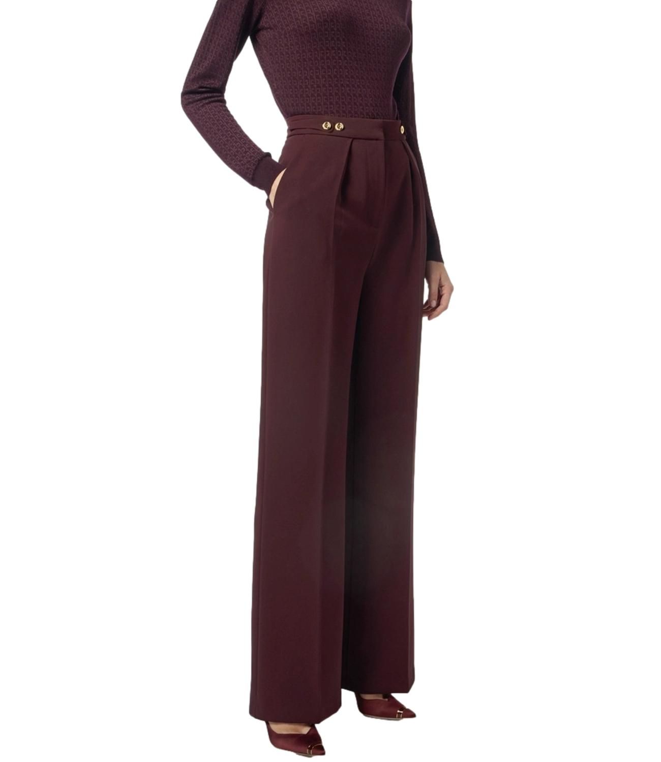 EF pantalone bordeaux donna