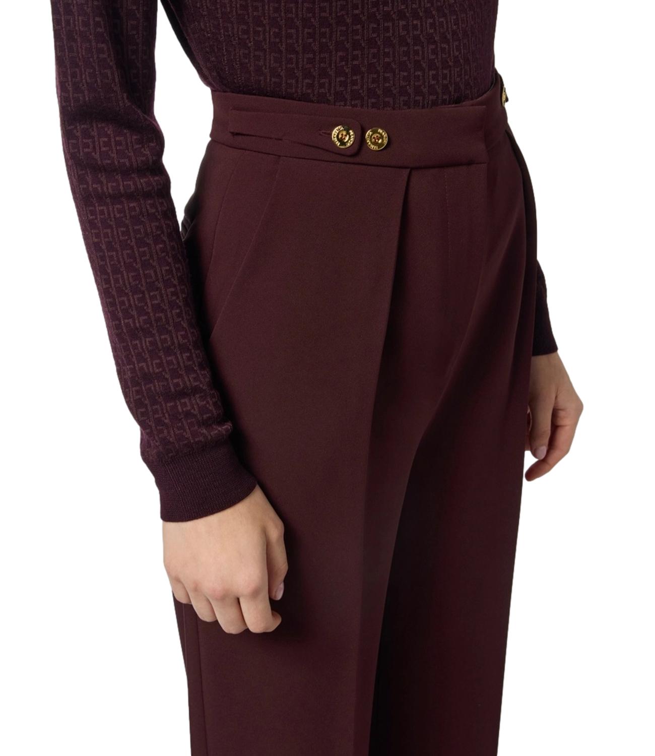 EF pantalone bordeaux donna