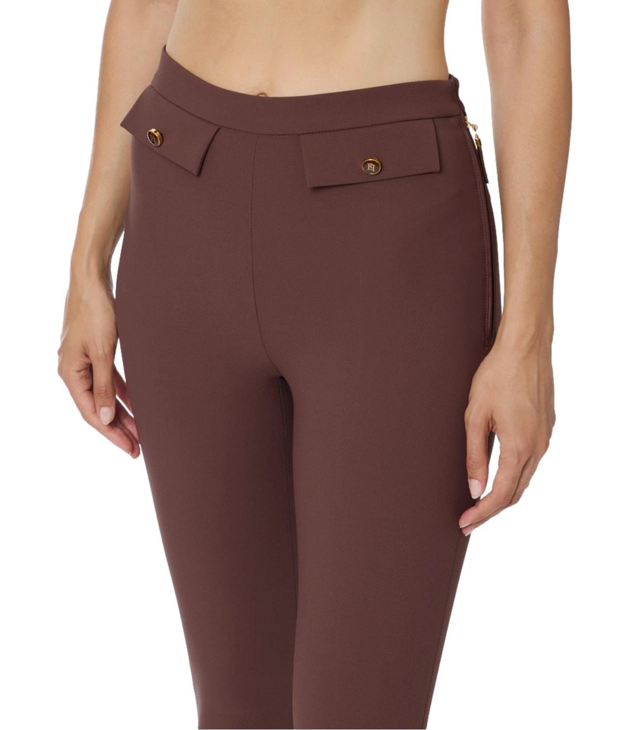 EF pantalone marrone coffee donna