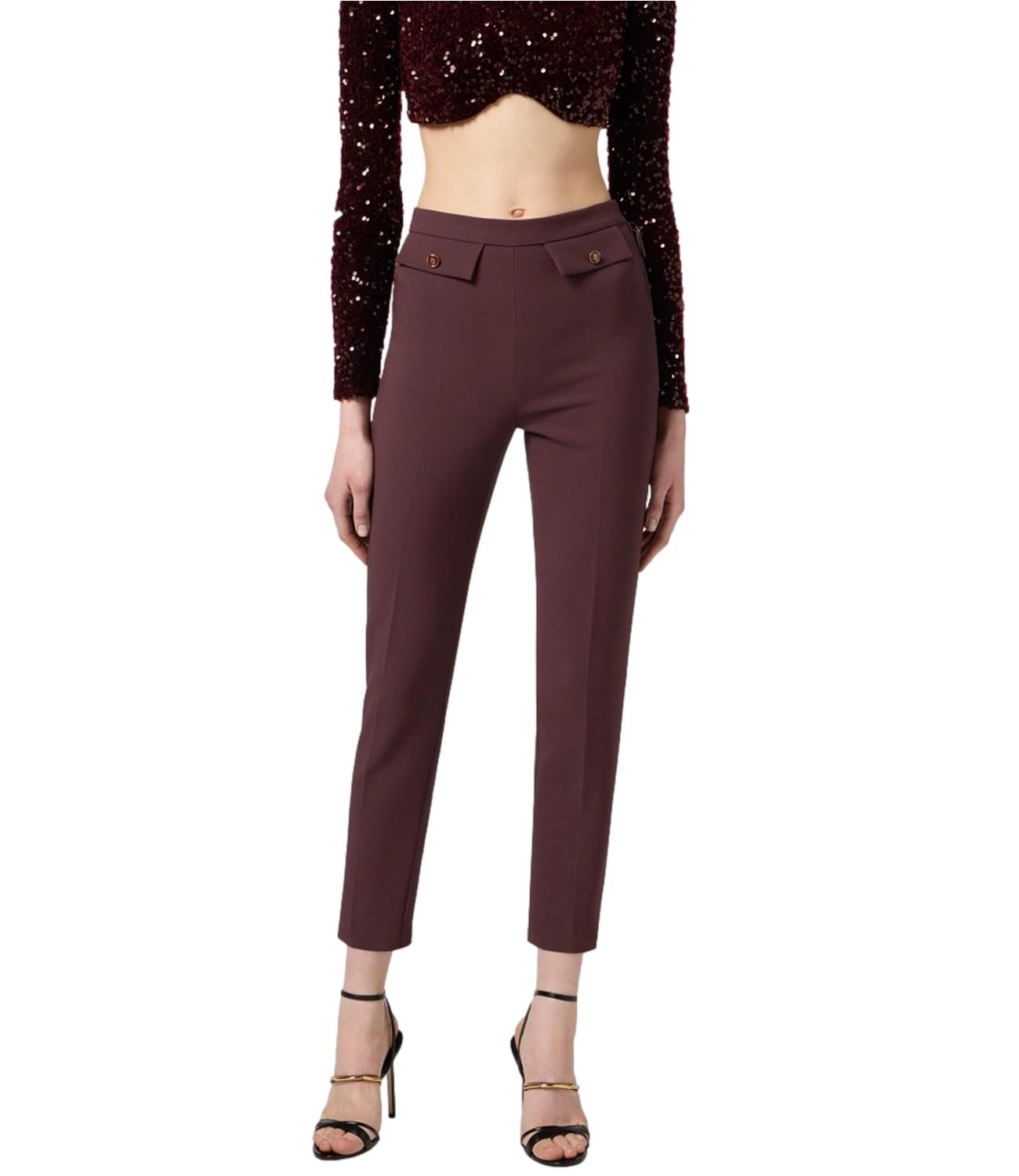 EF pantalone bordeaux donna
