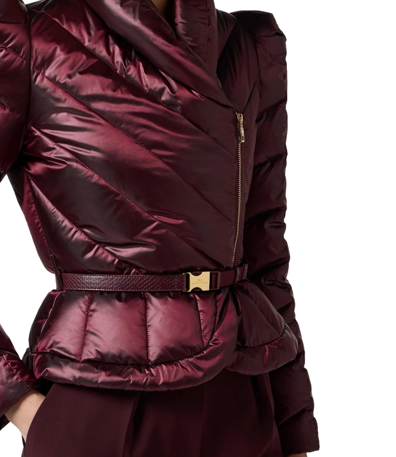 EF giacca imbottita merlot donna