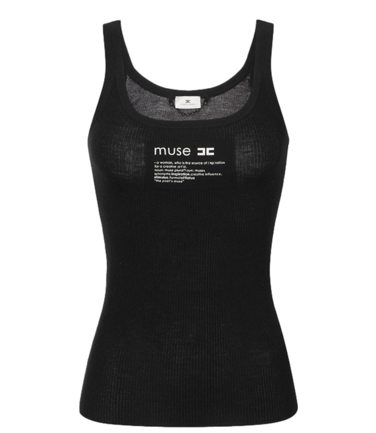 Ef top nero donna