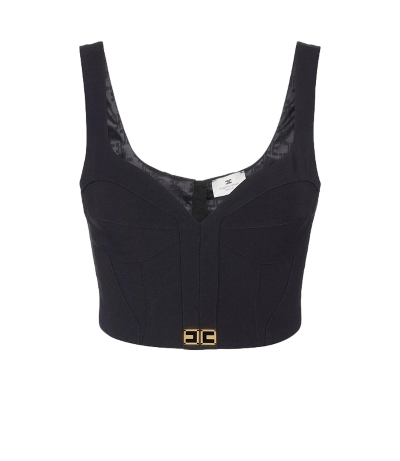 Top EF nero crepe