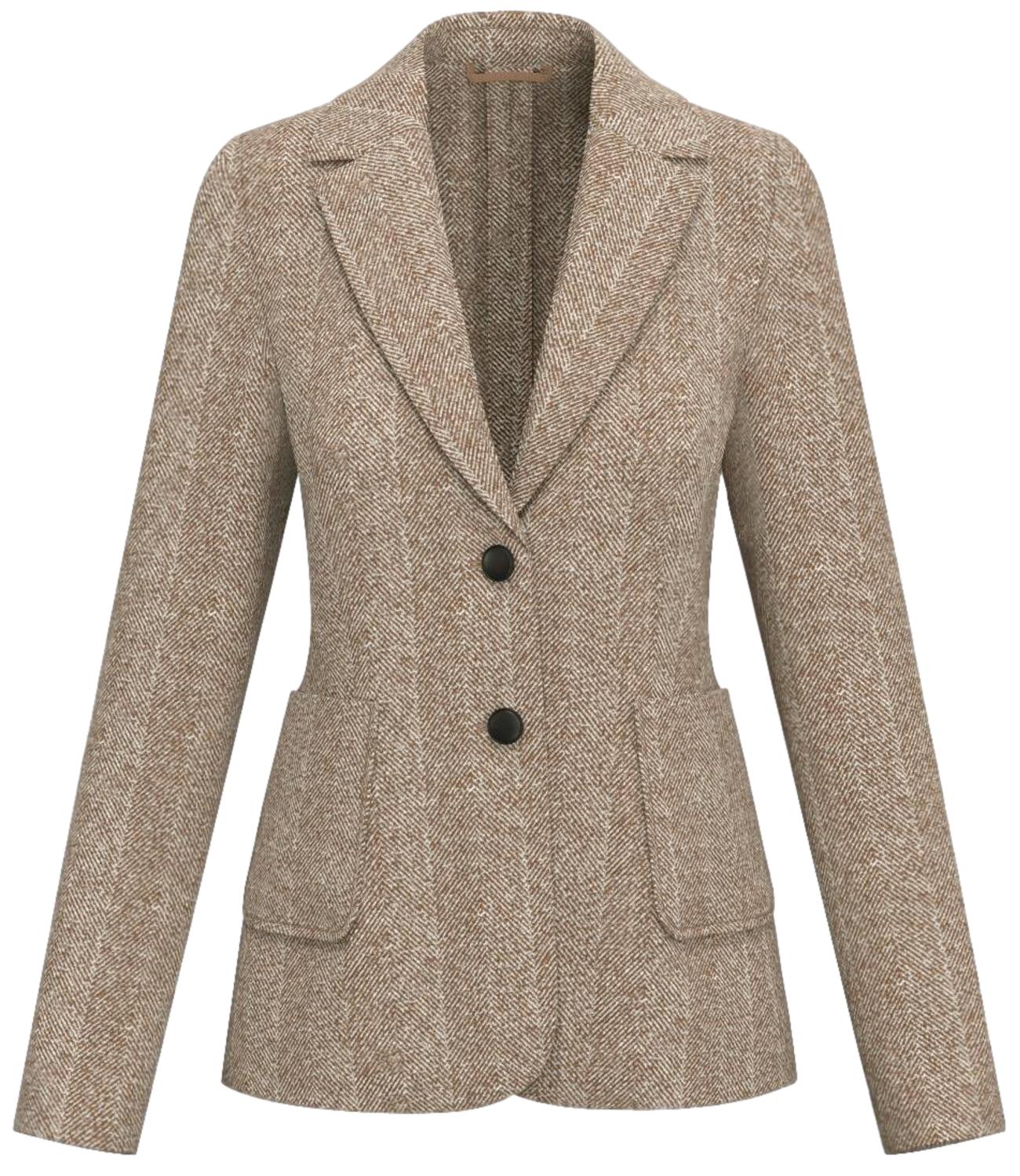 Emme Marella Giacca DEAR Beige/Bianco Donna