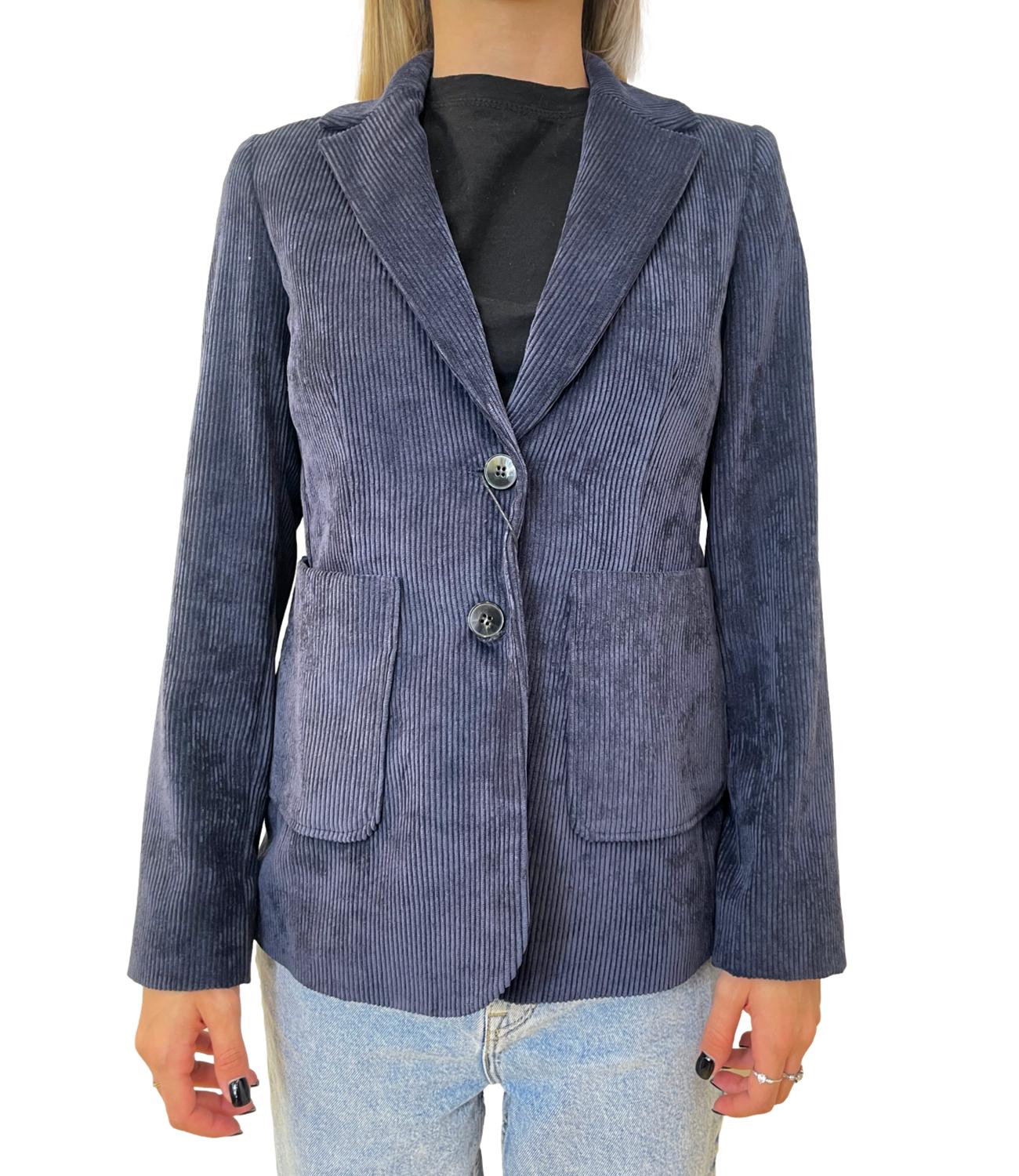 Emme Marella Giacca Bino Blu Donna
