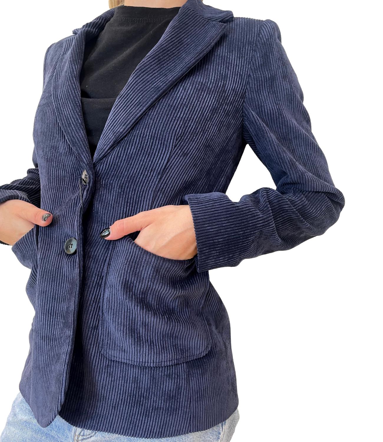 Emme Marella Giacca Bino Blu Donna