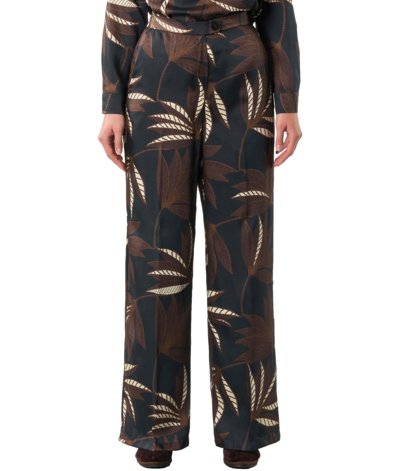 Emme Marella Pantalone VANDEA Blu Foglia Donna