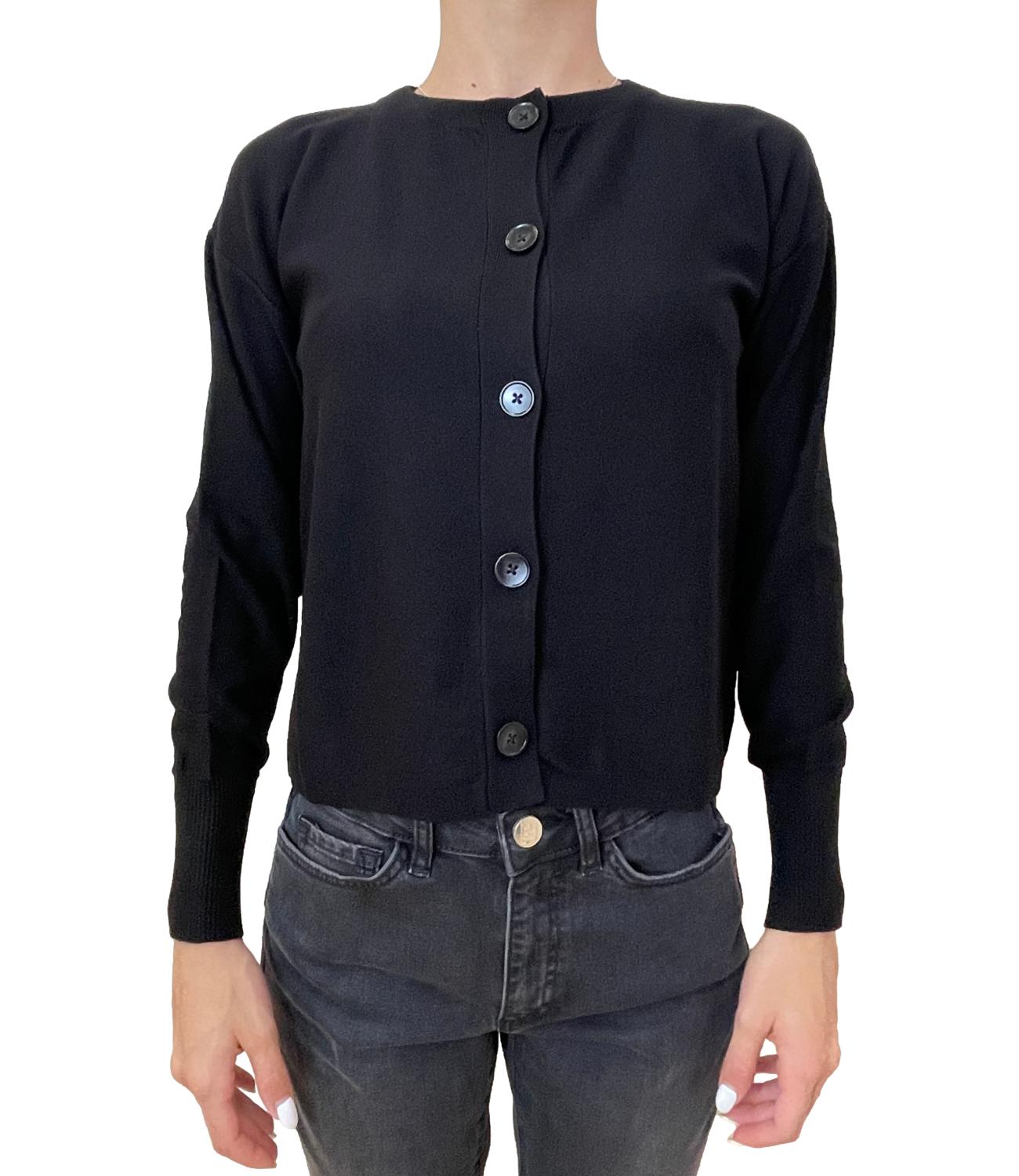 Emme Marella Cardigan PALMIRA Nero Donna