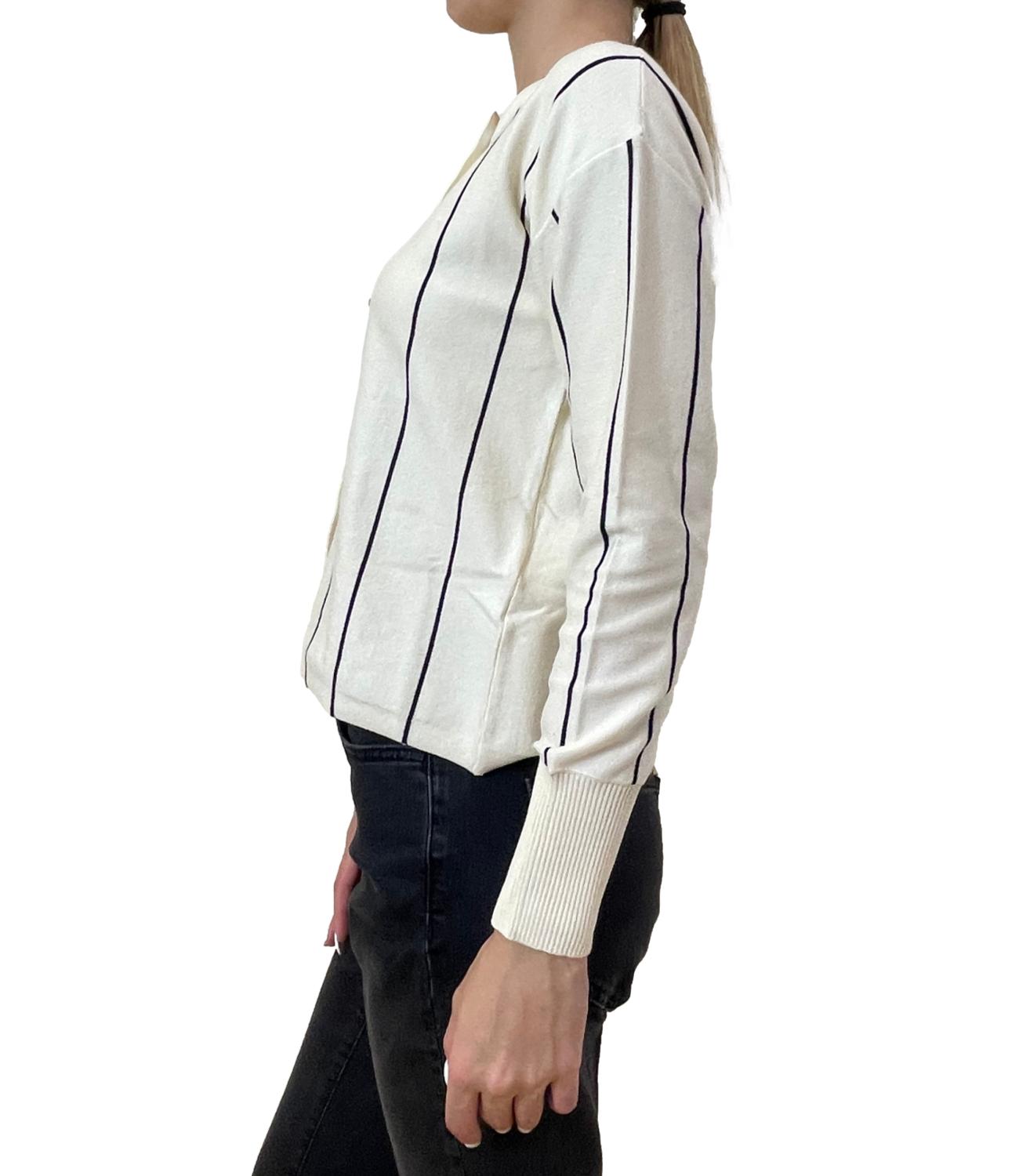 Emme Marella Cardigan PALMIRA Burro/Nero Donna