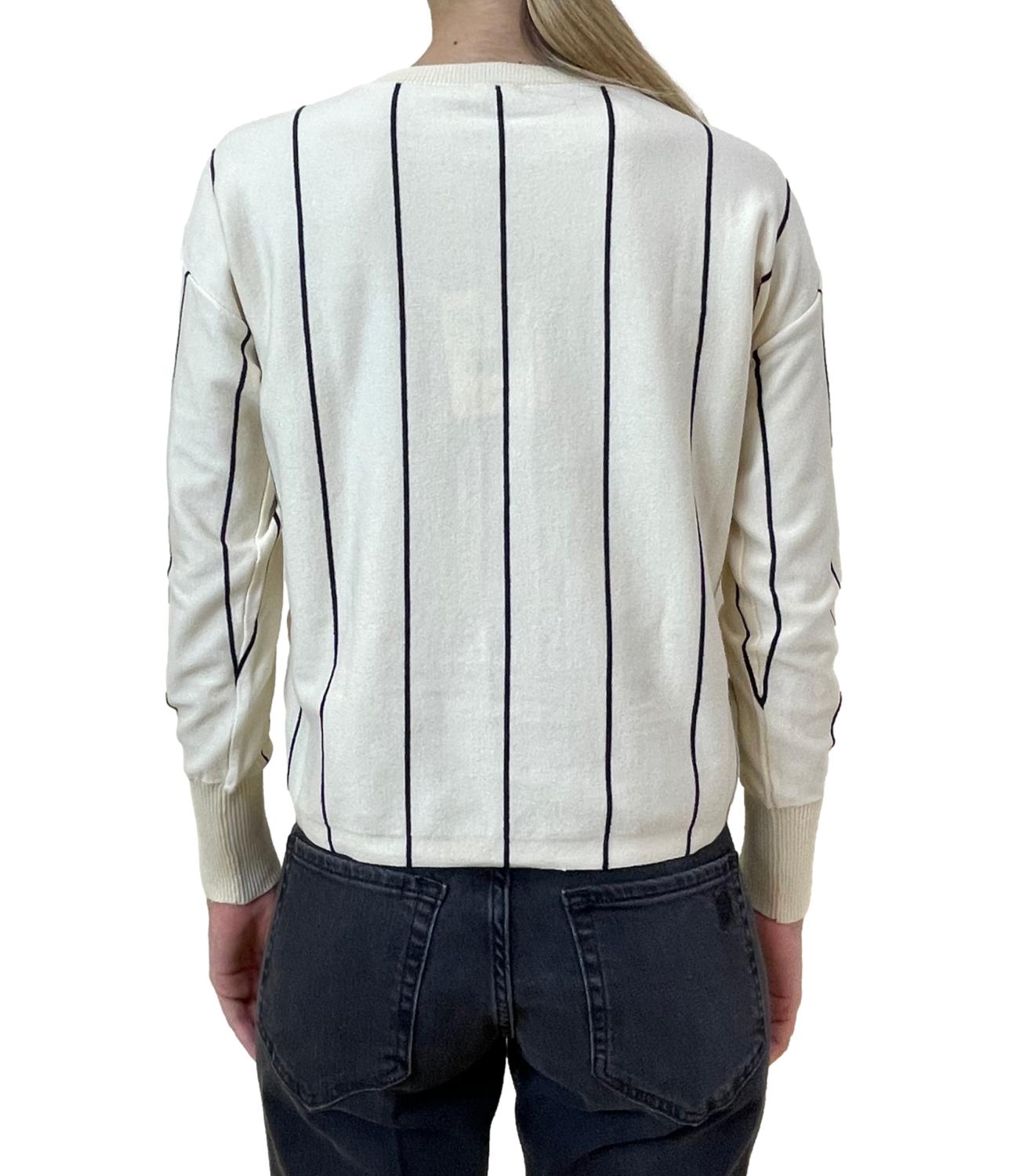 Emme Marella Cardigan PALMIRA Burro/Nero Donna