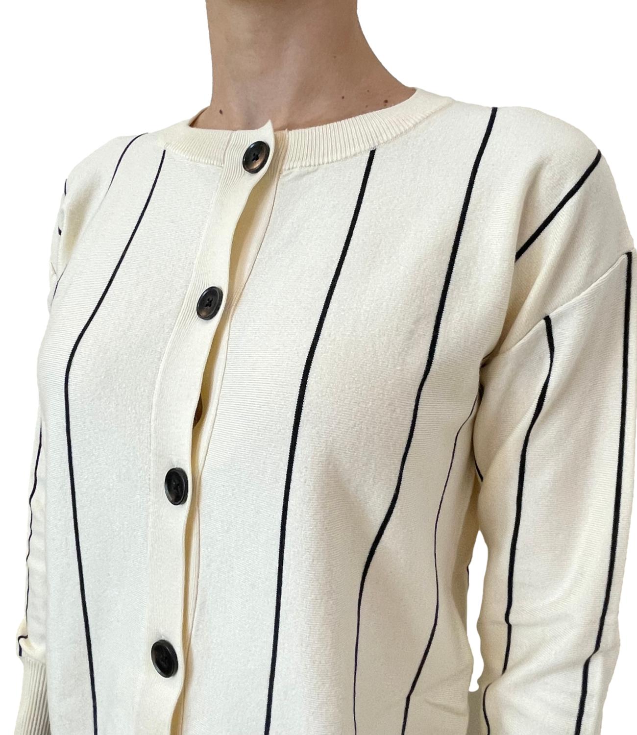 Emme Marella Cardigan PALMIRA Burro/Nero Donna