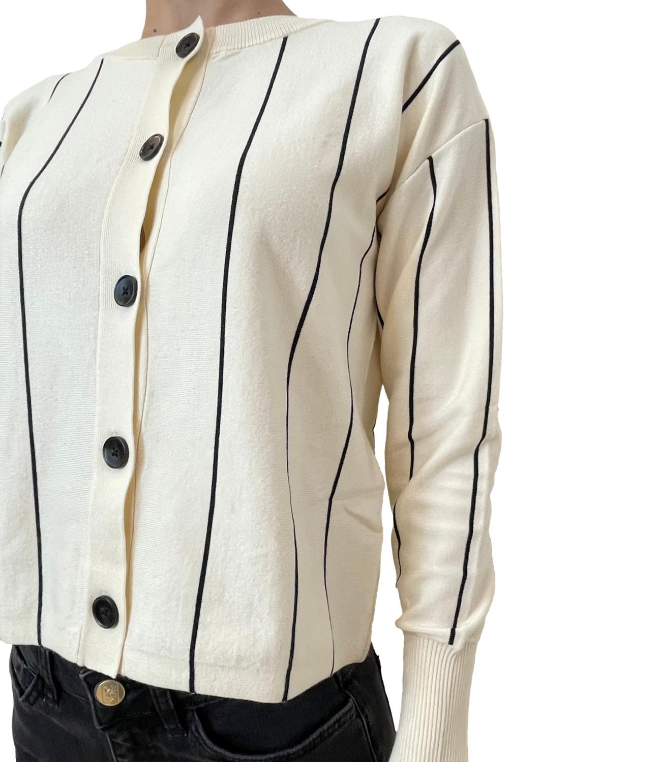 Emme Marella Cardigan PALMIRA Burro/Nero Donna