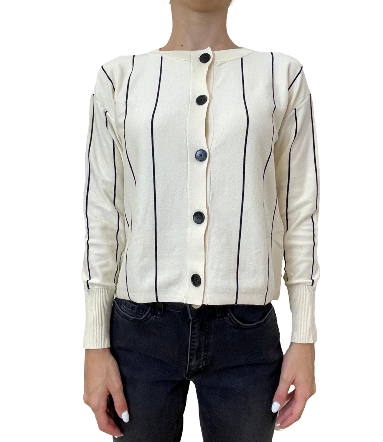 Emme Marella Cardigan PALMIRA Burro/Nero Donna