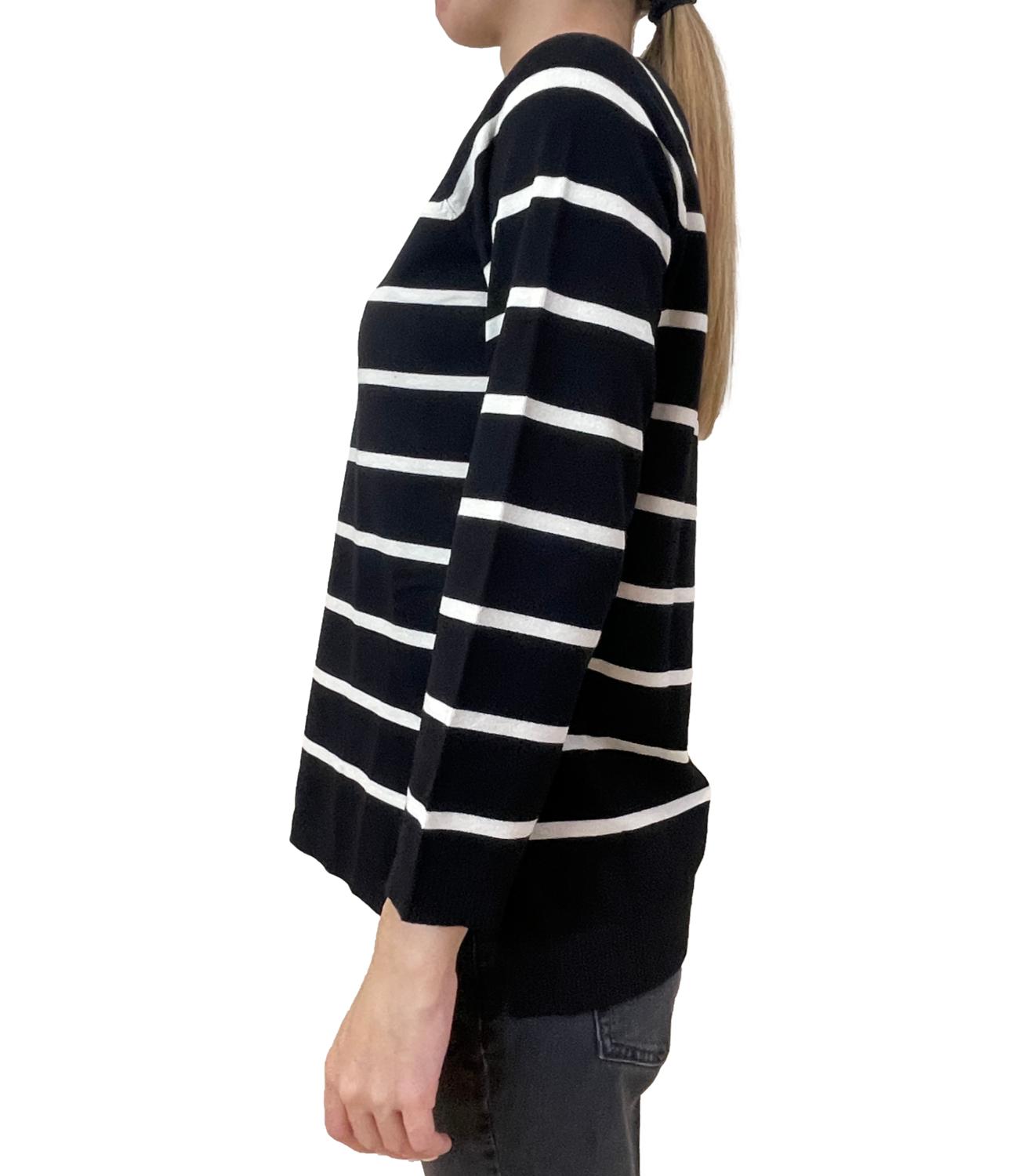 Emme Marella Maglia GINETTA Nero Burro Donna