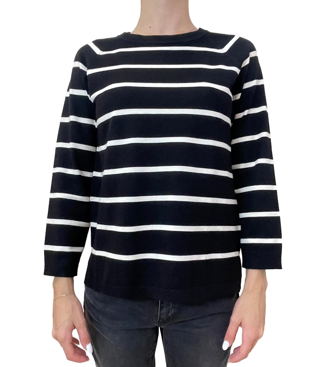 Emme Marella Maglia GINETTA Nero Burro Donna