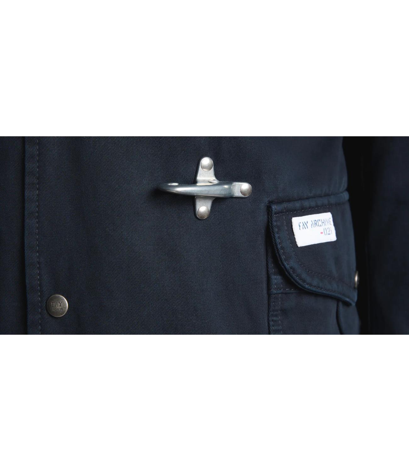 4 Ganci blu in Cover di Cotone - Fay Archive