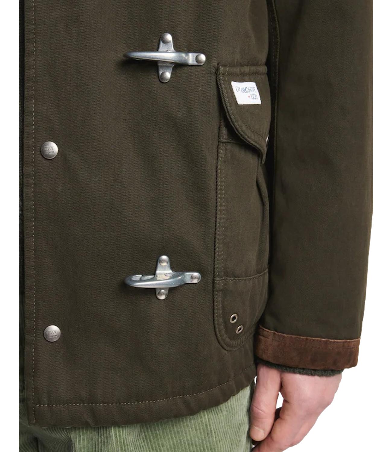 4 Ganci verde in Cover di Cotone - Fay Archive