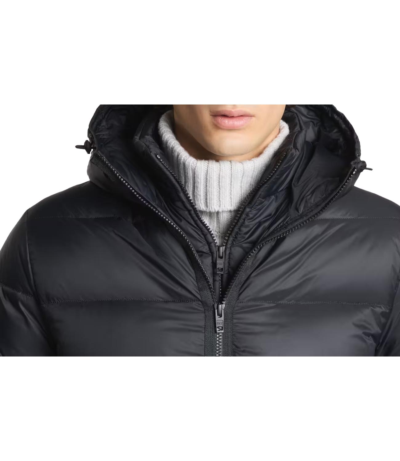 Giubbino Double Front in Popeline Calandrato