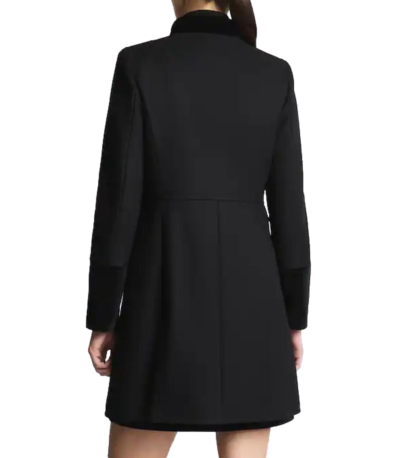 Cappotto in Panno di Lana nero