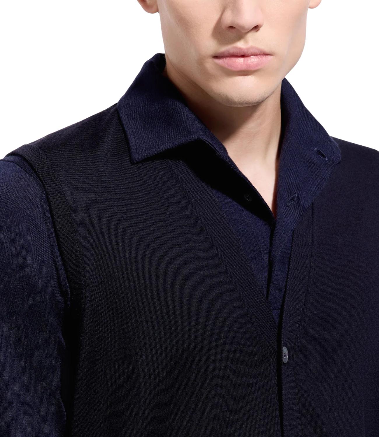 Maglia blu uomo