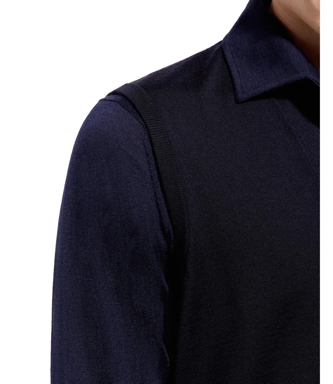Maglia blu uomo