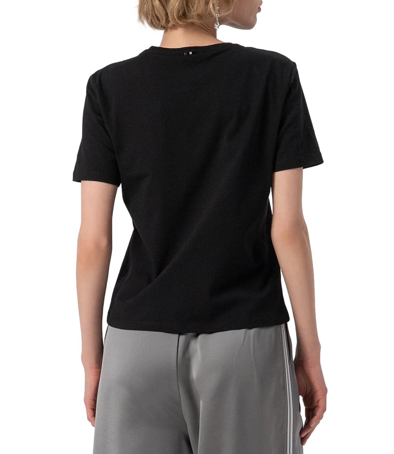 Fracomina T-shirt Regular Nera Donna