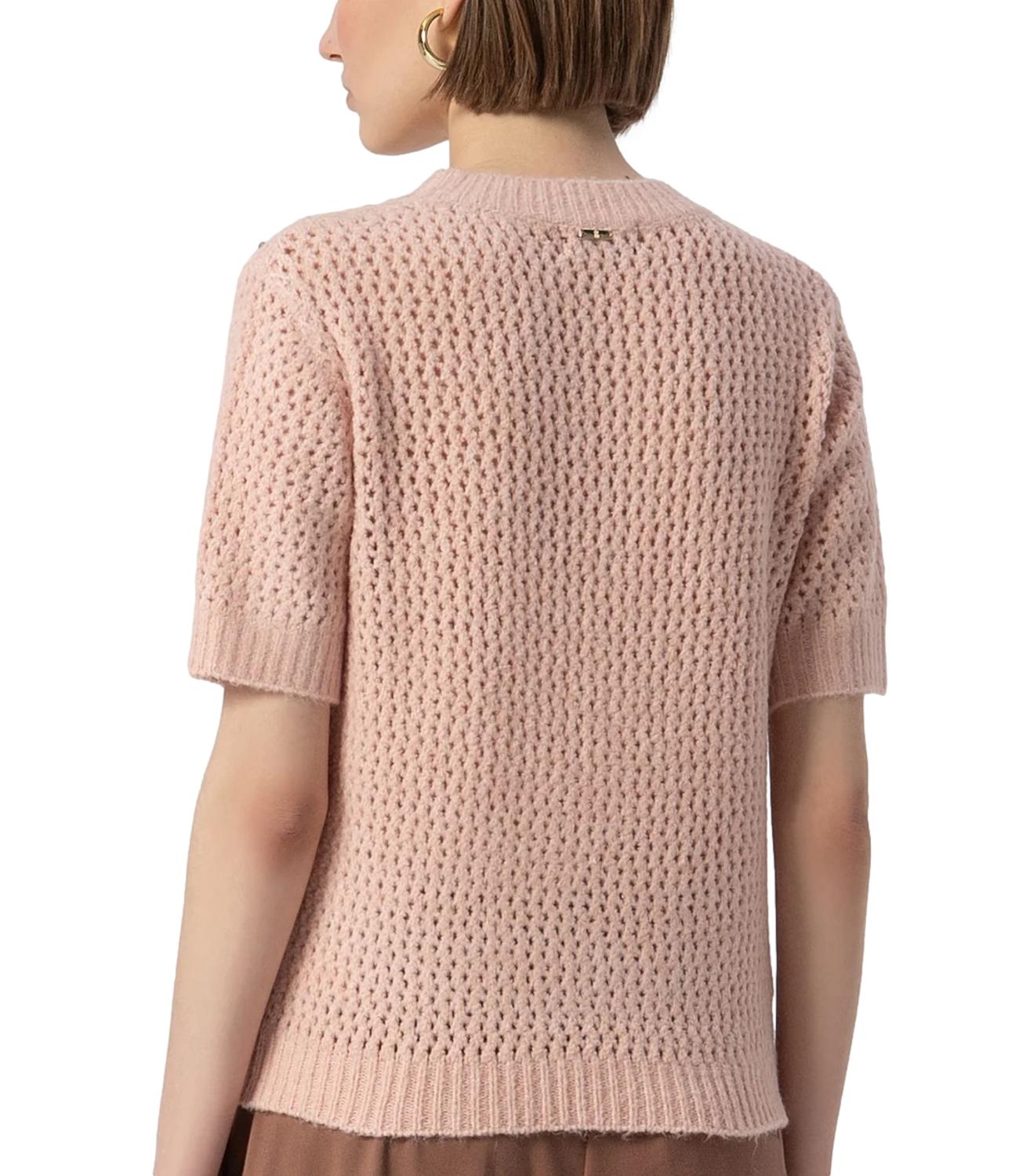 Fracomina Maglia C/Pietre Light Rose Donna