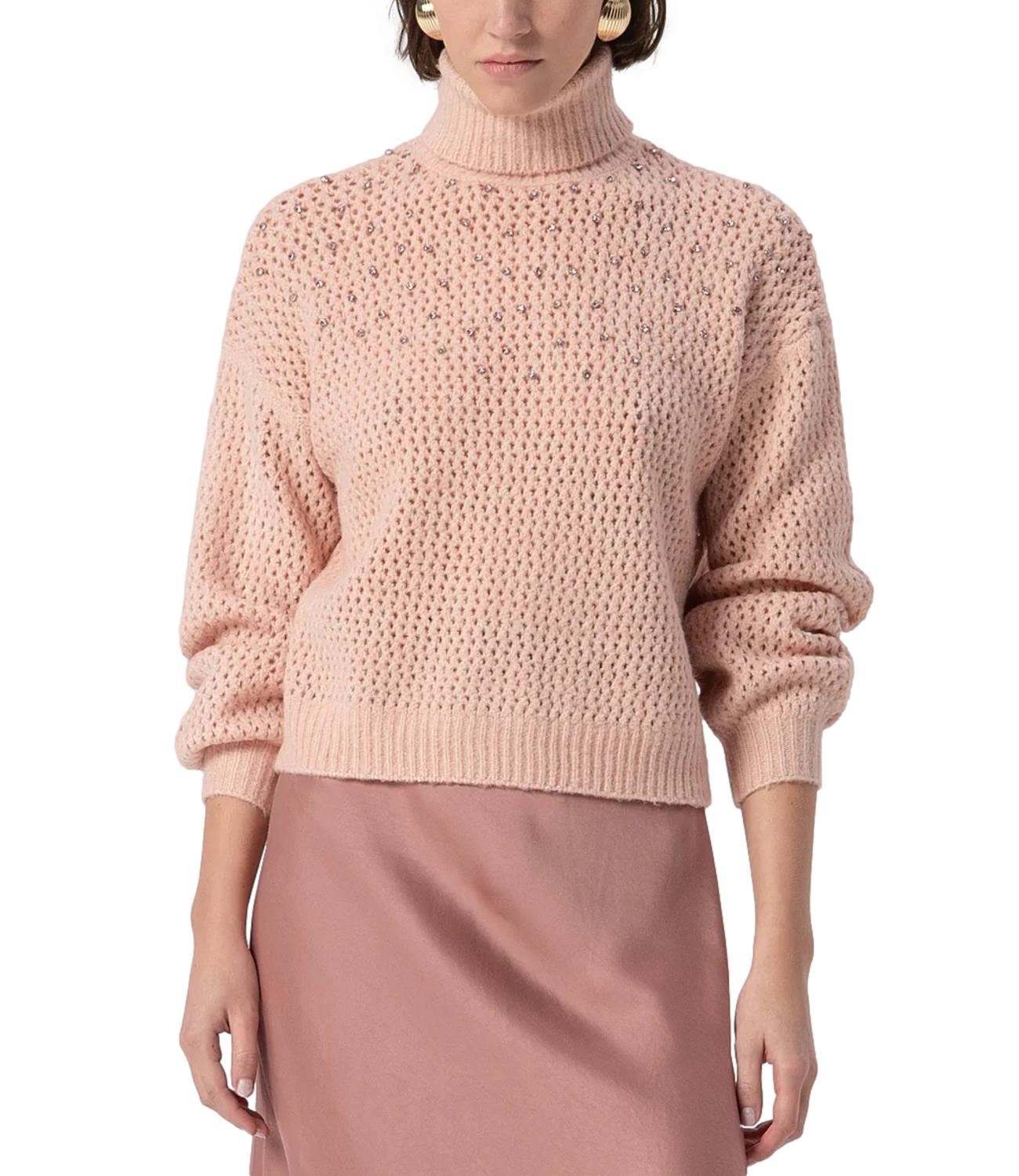 Fracomina Maglia C/Pietre Light Rose Donna