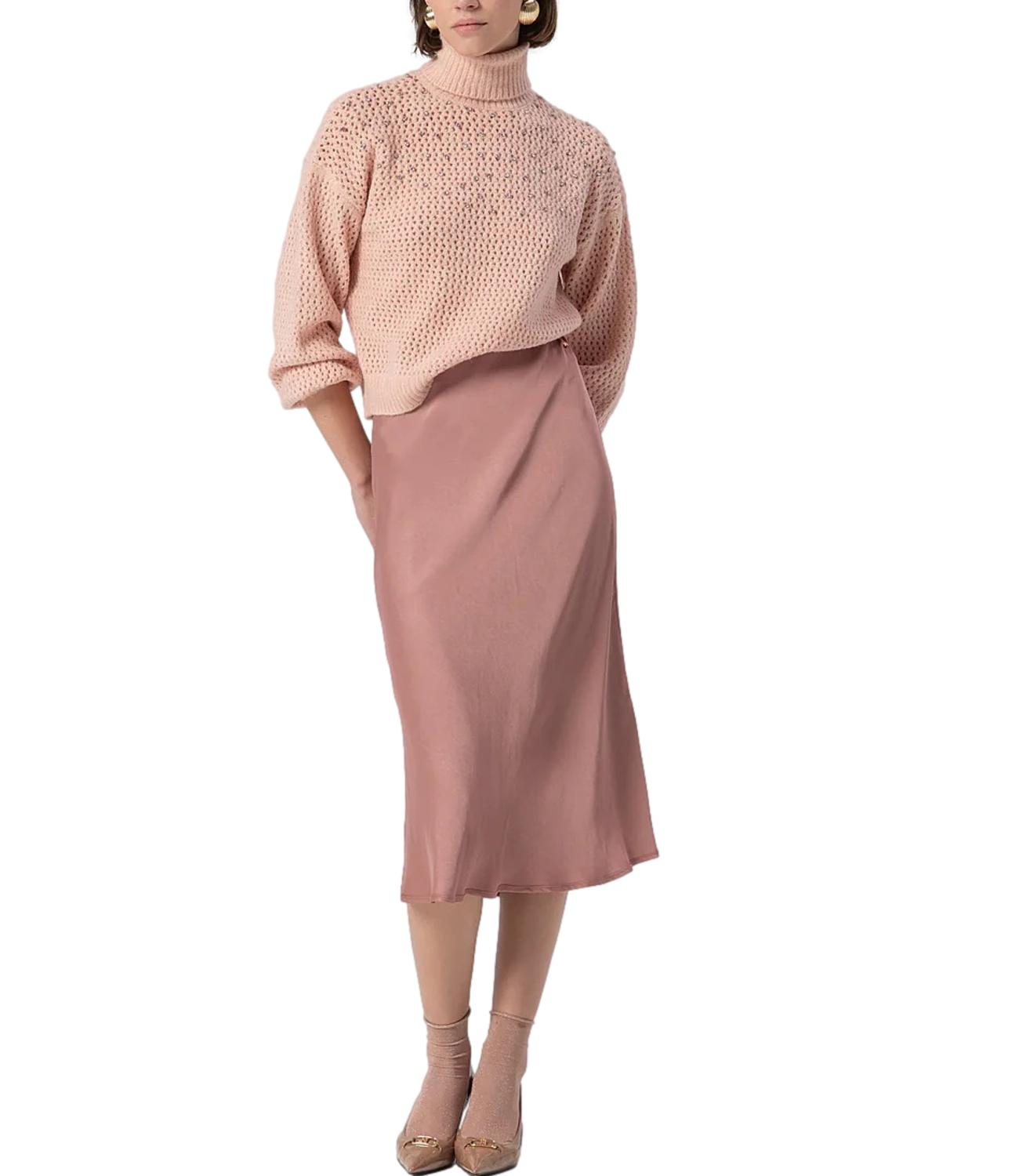 Fracomina Maglia C/Pietre Light Rose Donna