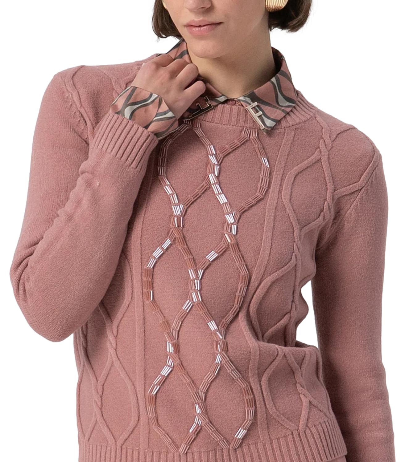 Fracomina Maglia Rosa Donna