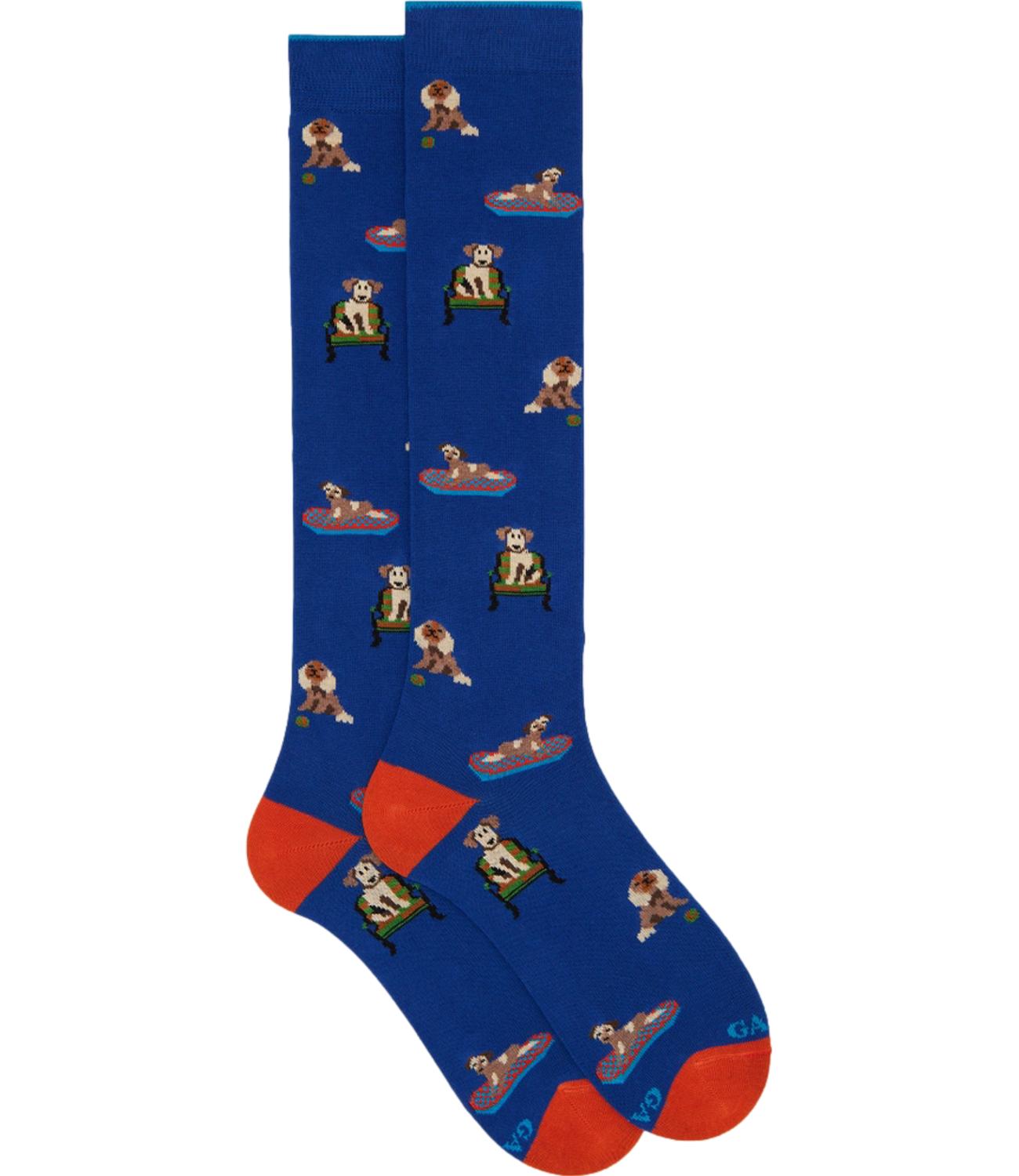 Calzini lunghi fantasia cani reali