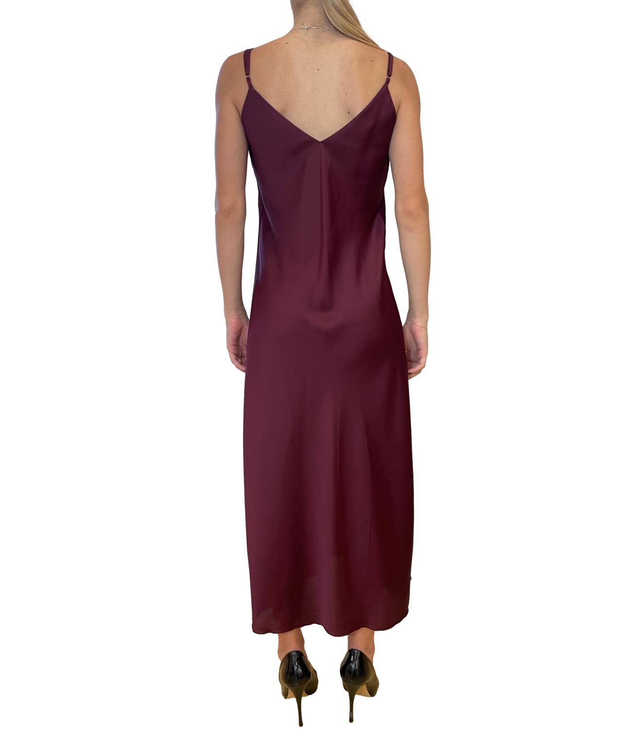 Glamour Abito Bordeaux Donna